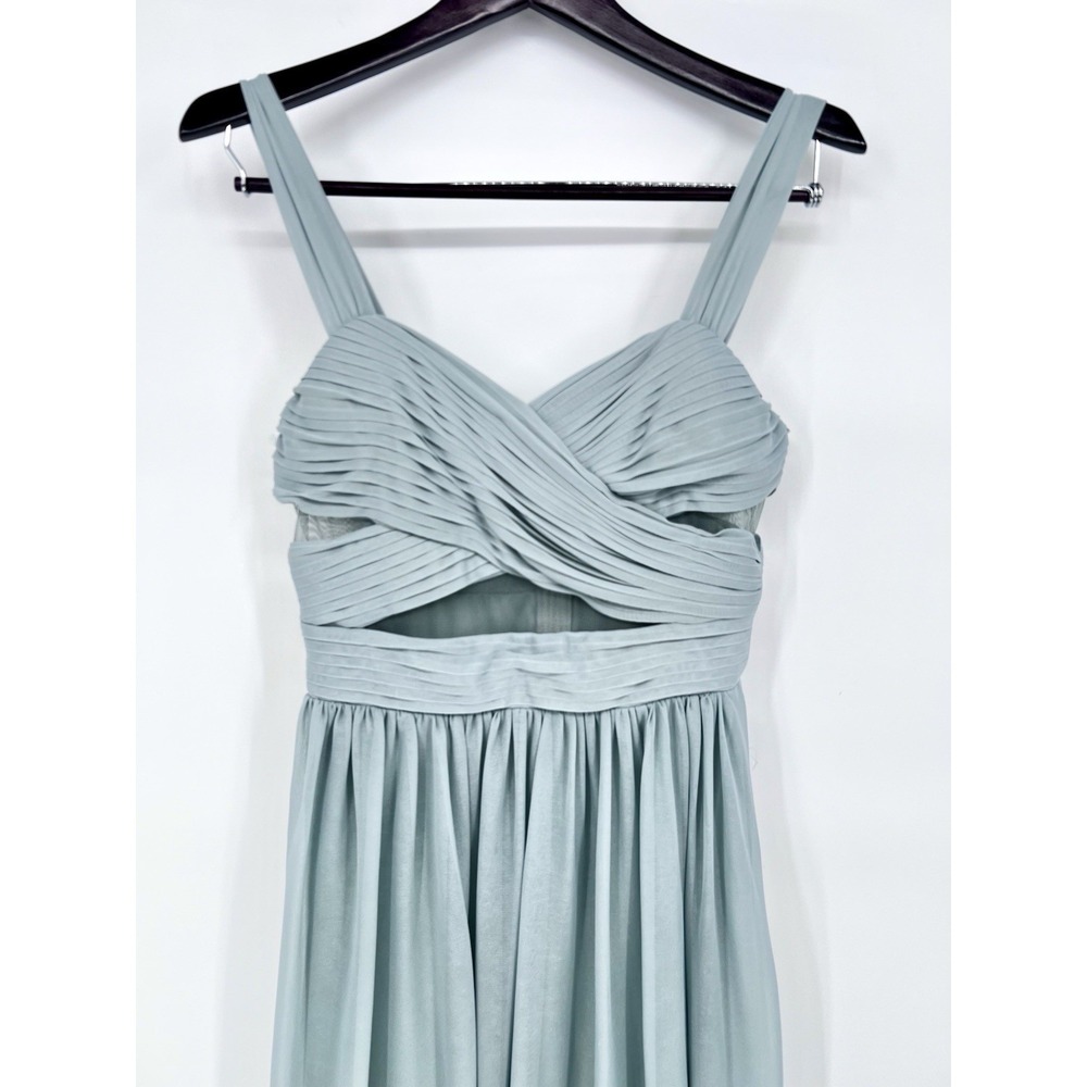 BIRDY GREY NWOT ELSYE DRESS, MESH SAGE, XS BRIDESMAID‎ PROM ELEGANT LONG - Picture 15 of 16